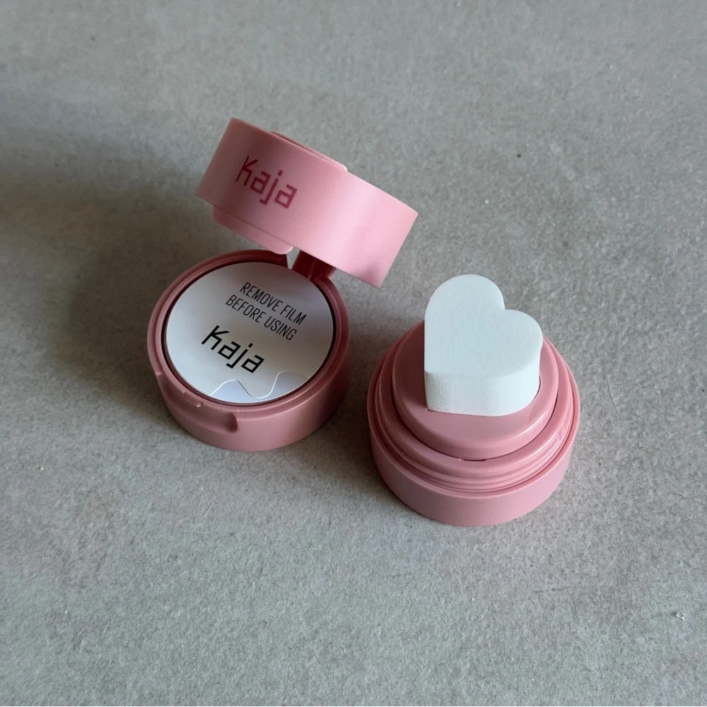 Kaja Beauty Stamp Blush in Coy - Cream Blush with Cushion Applicator
